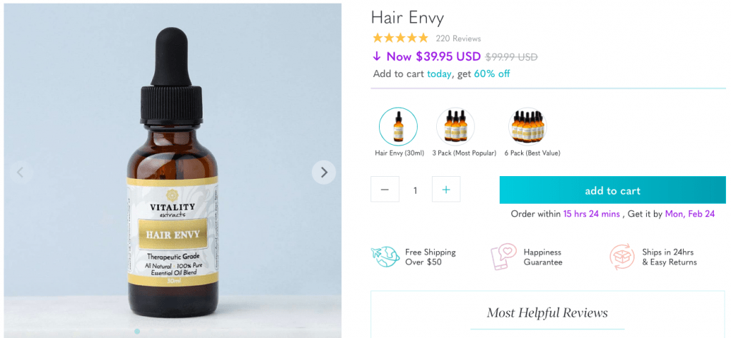 Hair Envy Website