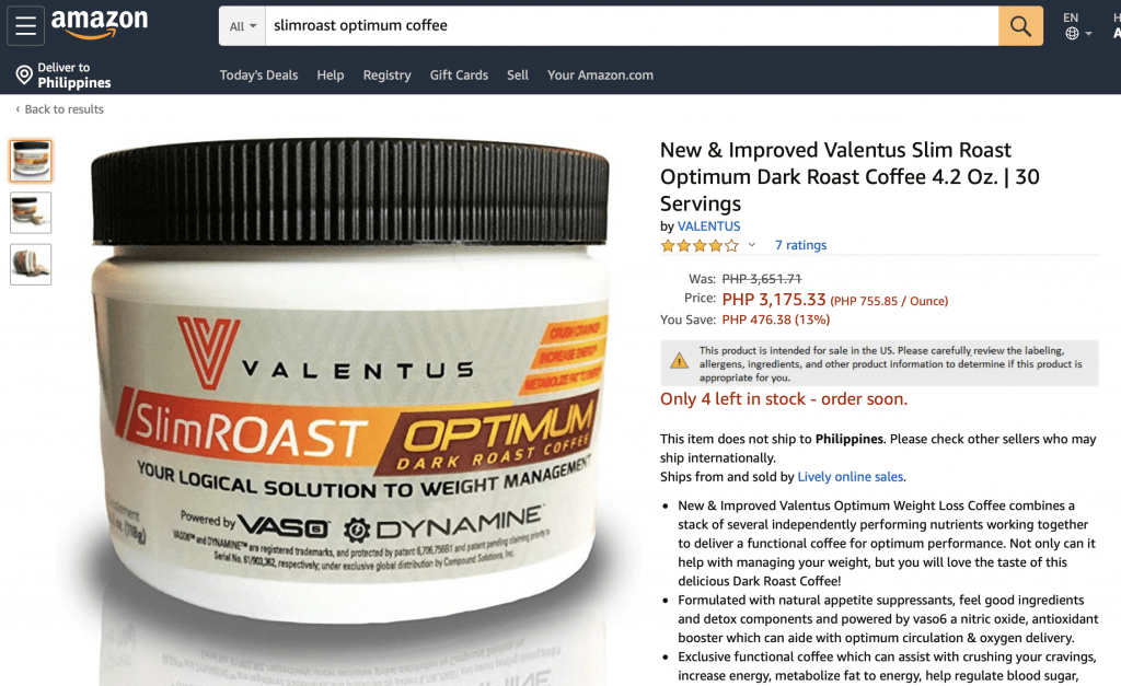 Where-to-buy-SlimROAST-Optimum-Dark-Roast-Supplement-Facts