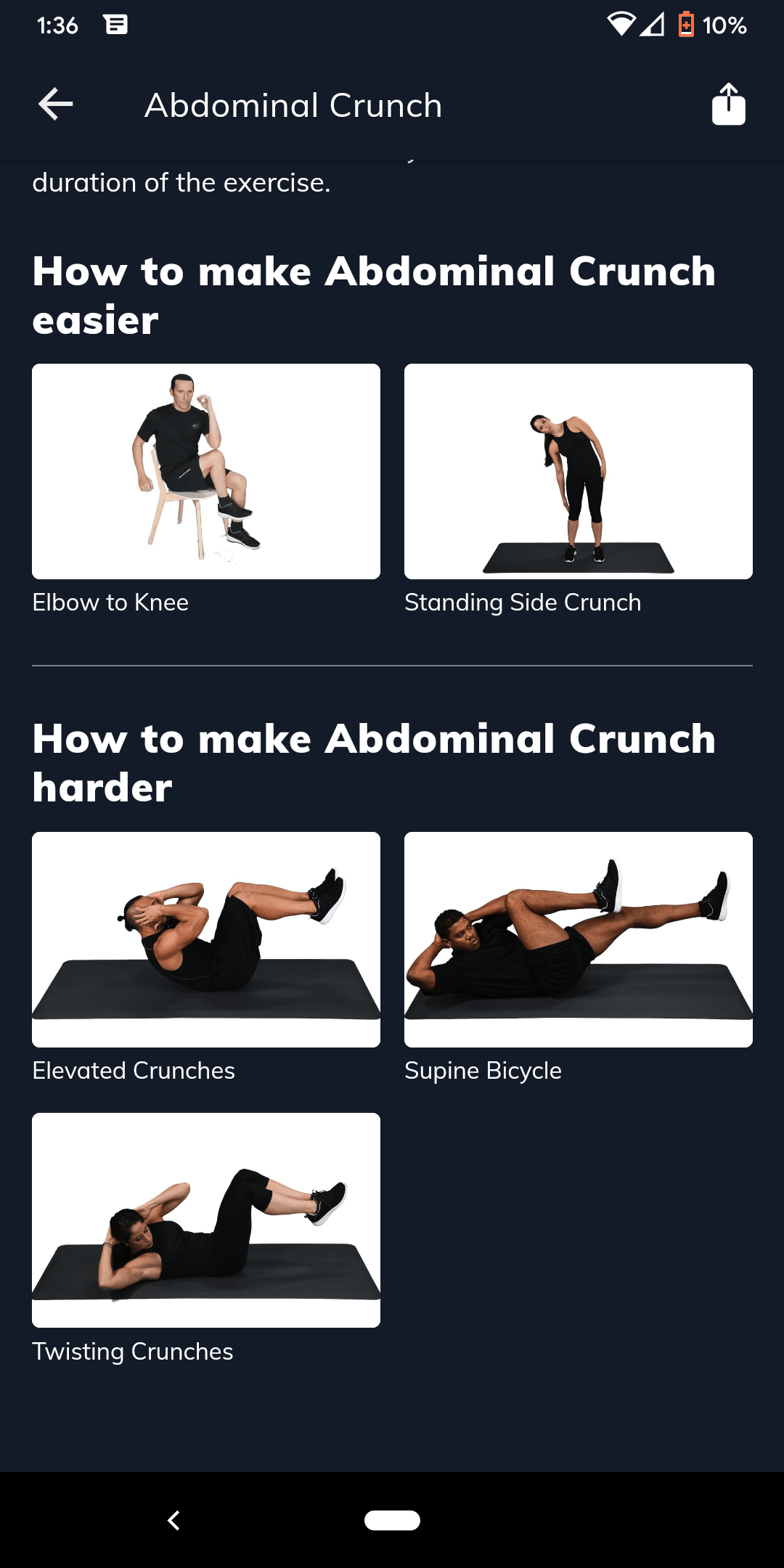 Sworkit Exercise Breakdown