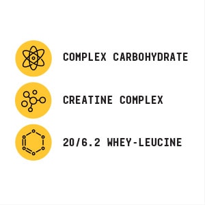 Beyond Raw Re-built Mass XP ingedients