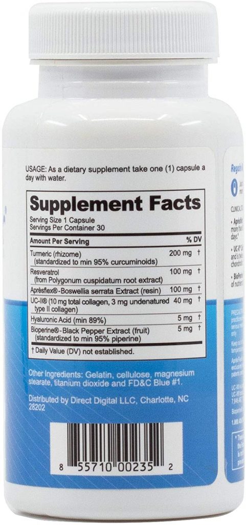 Instaflex Advanced supplement facts