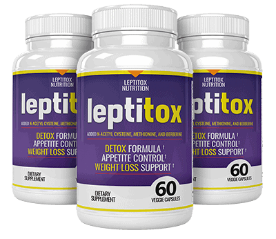 Leptitox supplement pack of 3
