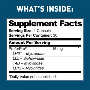 Dr Tobias Prebiotics Supplement Facts