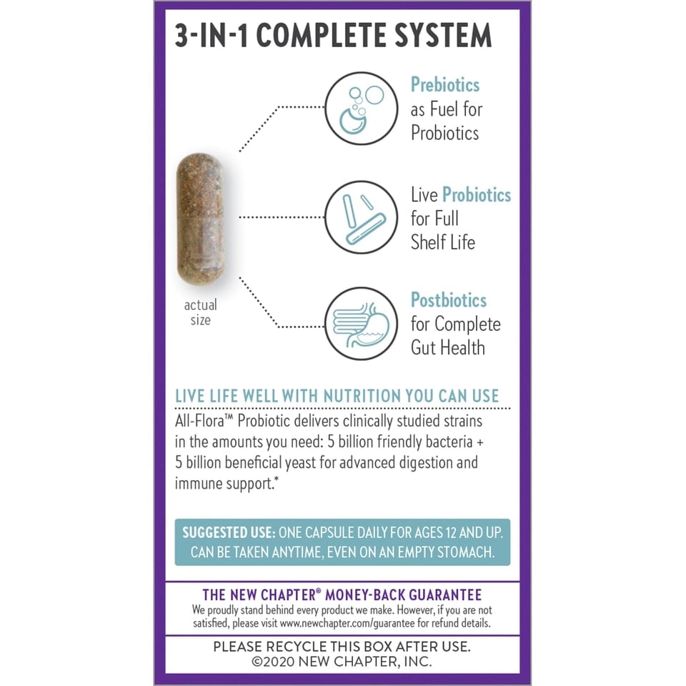 New Chapter Probiotics Ingredients