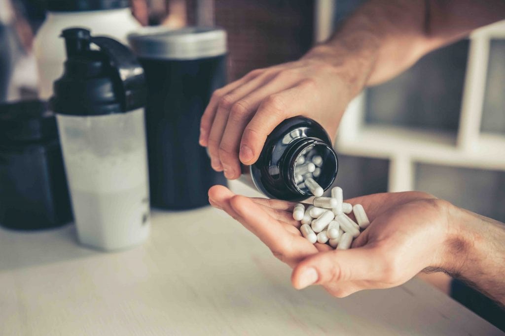 Supplement Stacking Drink And Pills