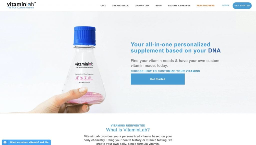 Vitamin lab Website
