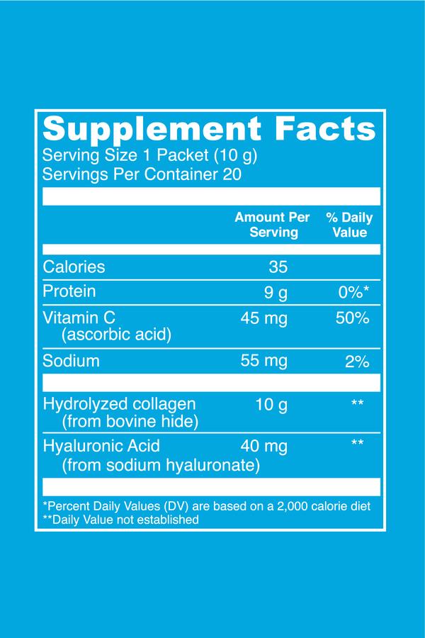 Vital Proteins Supplement Facts