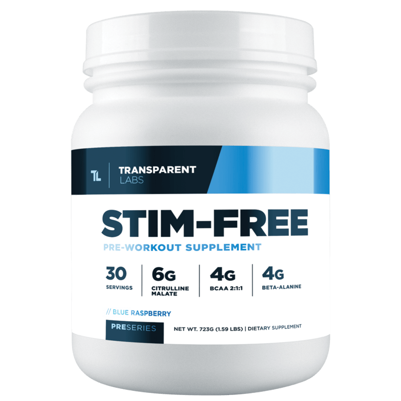 Alternative to Pre Lab Pro-Transparent Labs PreSeries STIM-FREE