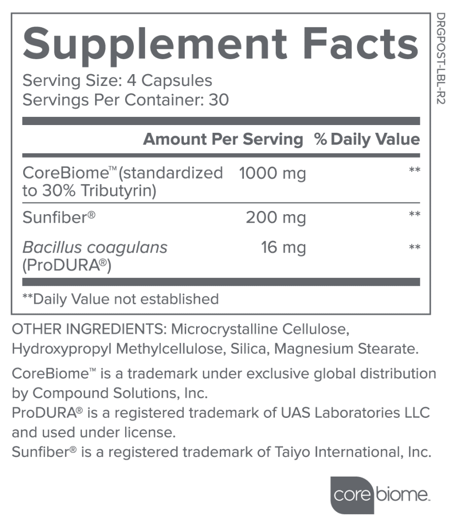 Bio Complete 3-Supplement Facts