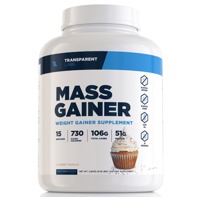 Alternative to Total Mass Matrix Supplement-Mass Gainer by Transparent Labs