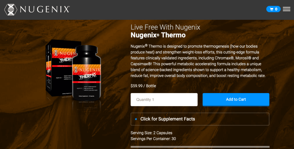 Nugenix Thermo Website
