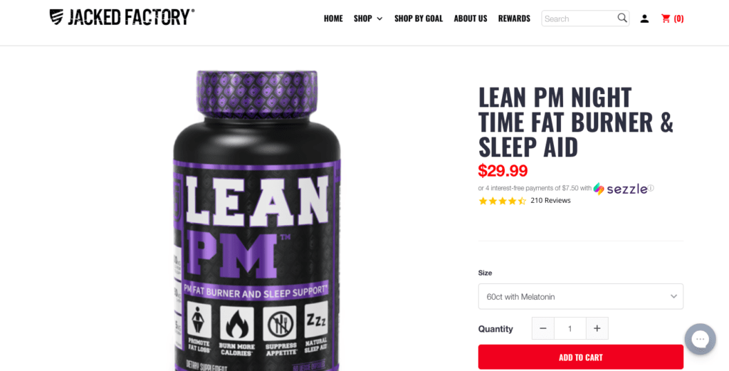 Jacked Factory Lean PM Website