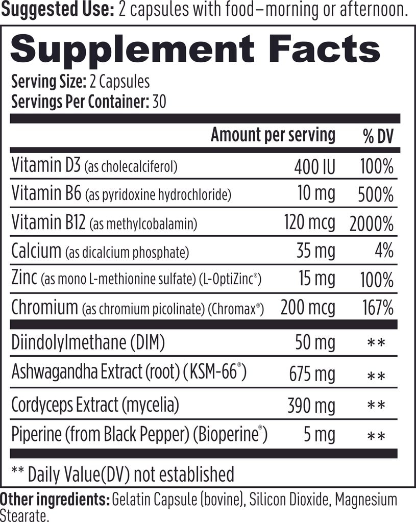 Weider Prime Supplement Facts