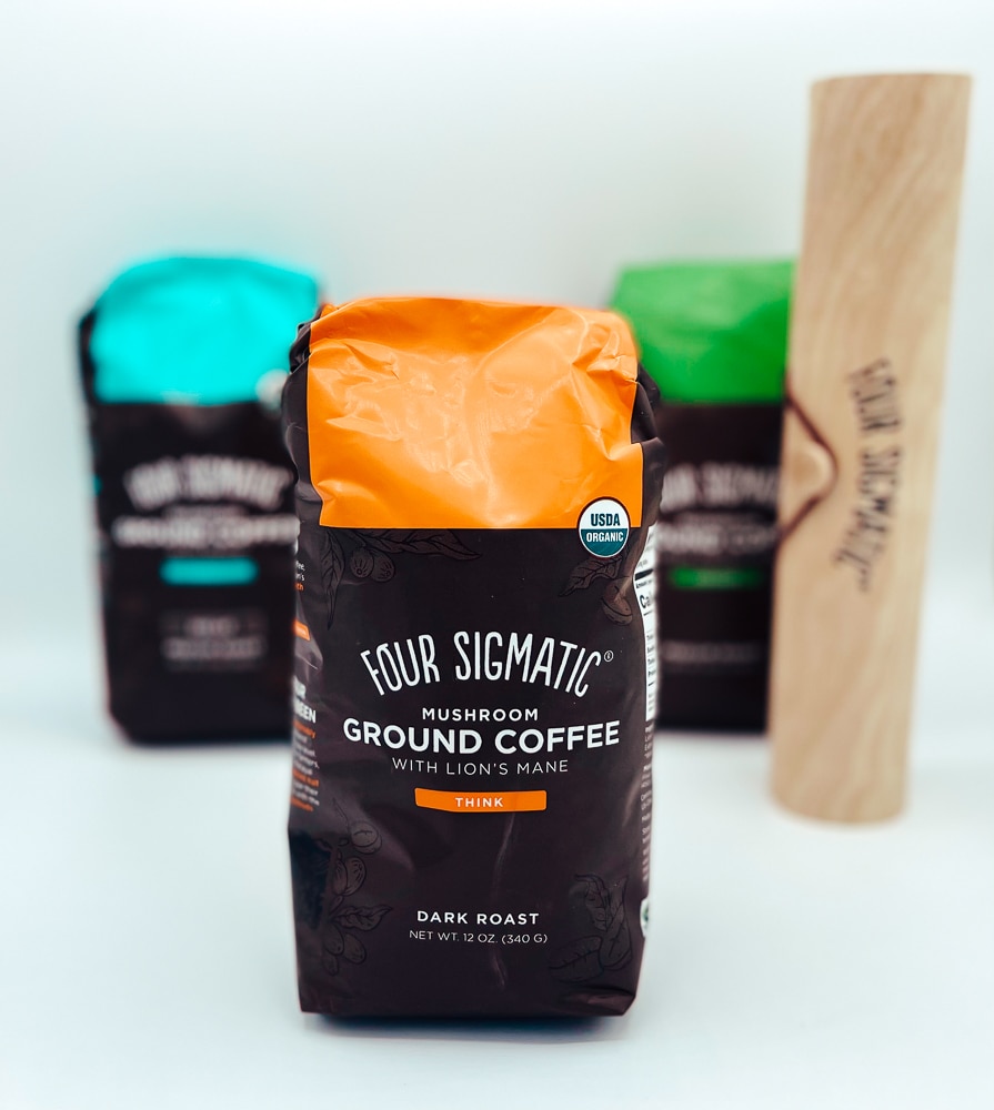 four sigmatic ground mushroom coffee