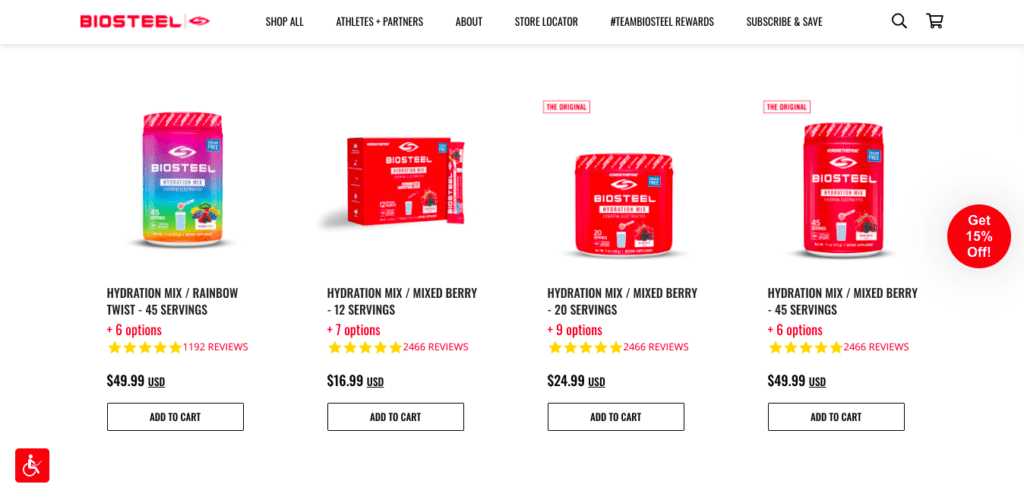 biosteel hydration mix website