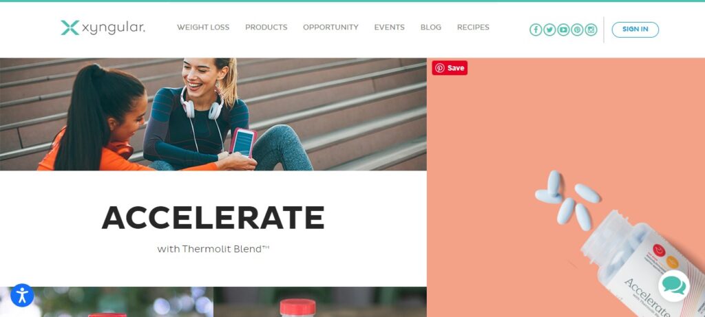 xyngular accelerate website