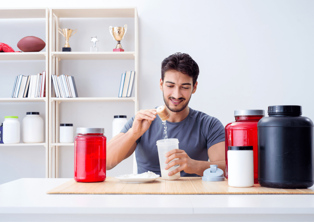 consumer of protein powder