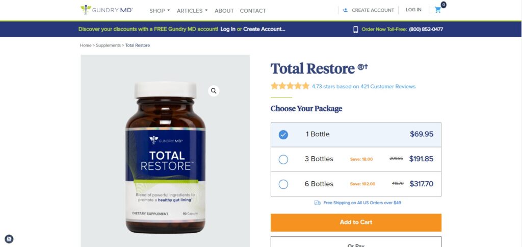 gundry md total restore site