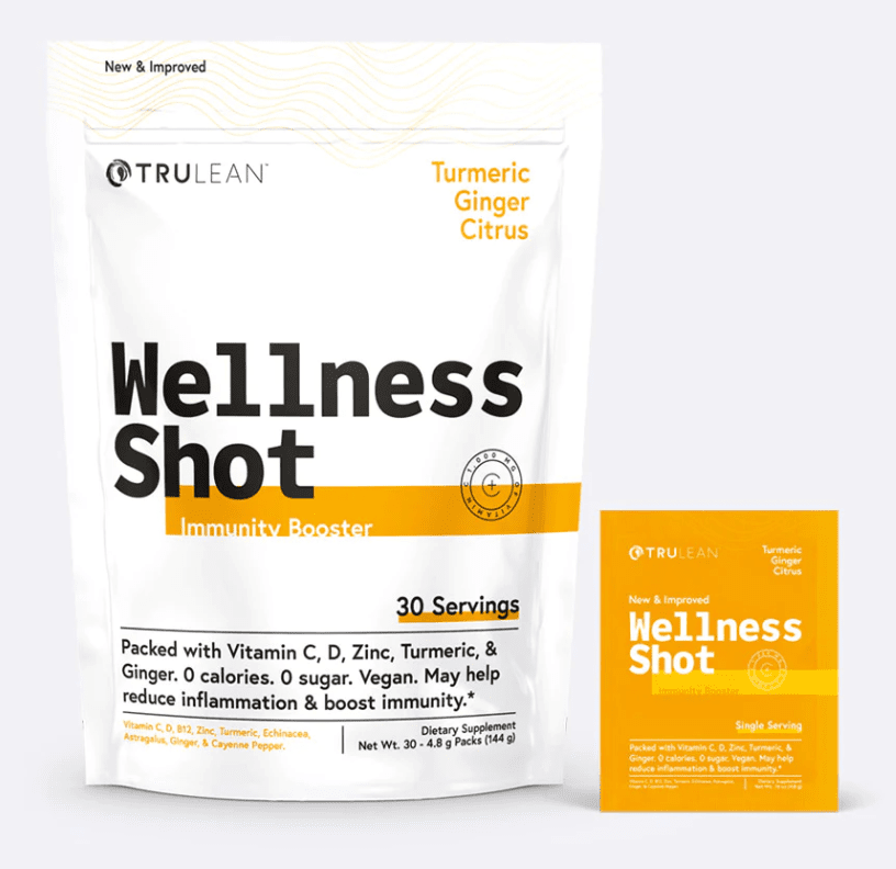 trulean daily immune support wellness shot supplement