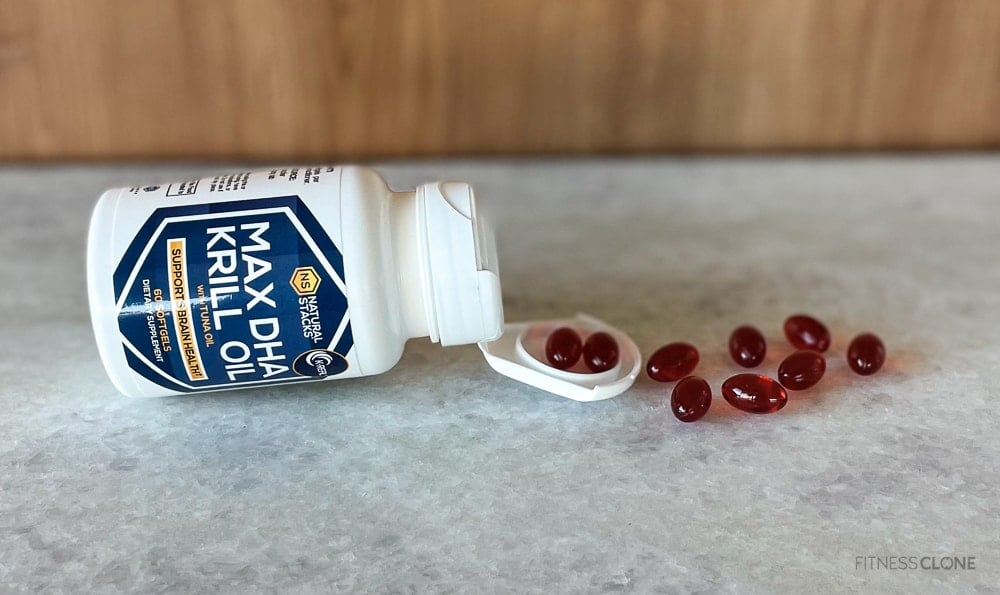 Natural Stacks Max DHA Krill Oil Pill Capsules