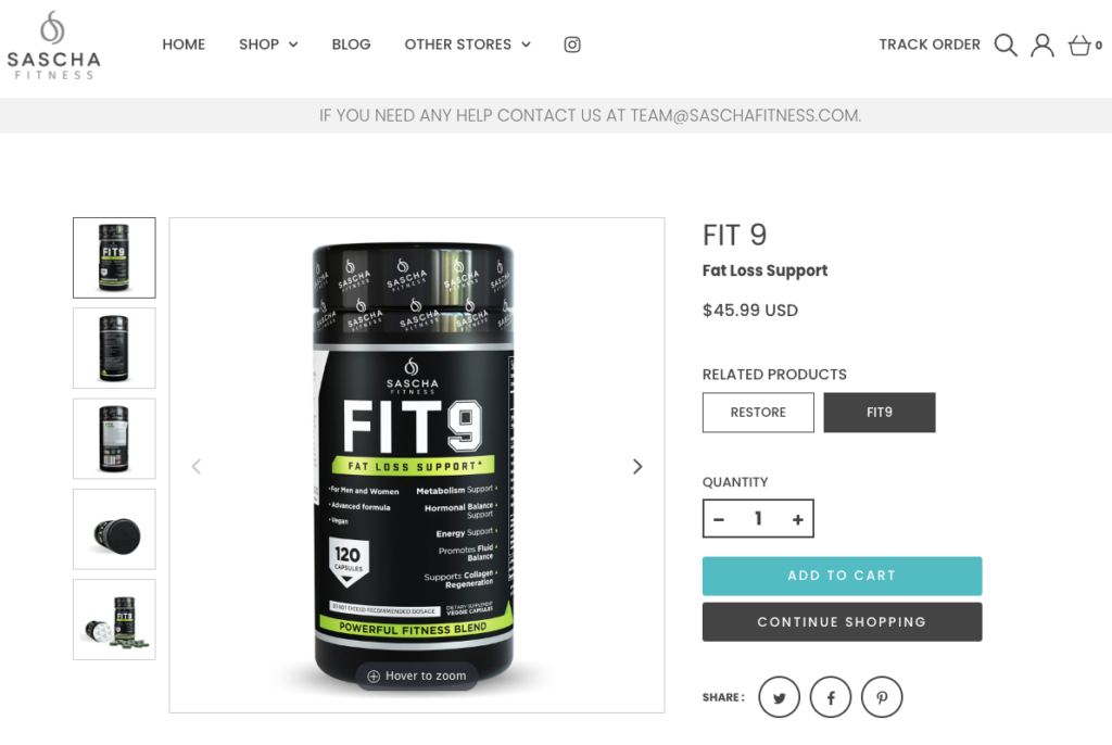 Fit9 Website