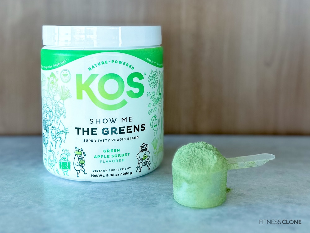 KOS Show Me The Greens Bottle And Powder