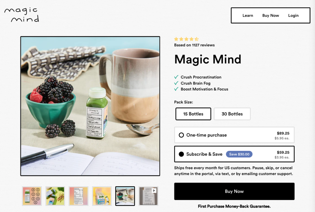 Magic Mind Website