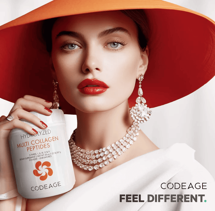 Codeage Hydrolyzed Multi Collagen Peptides Supplement Bottle