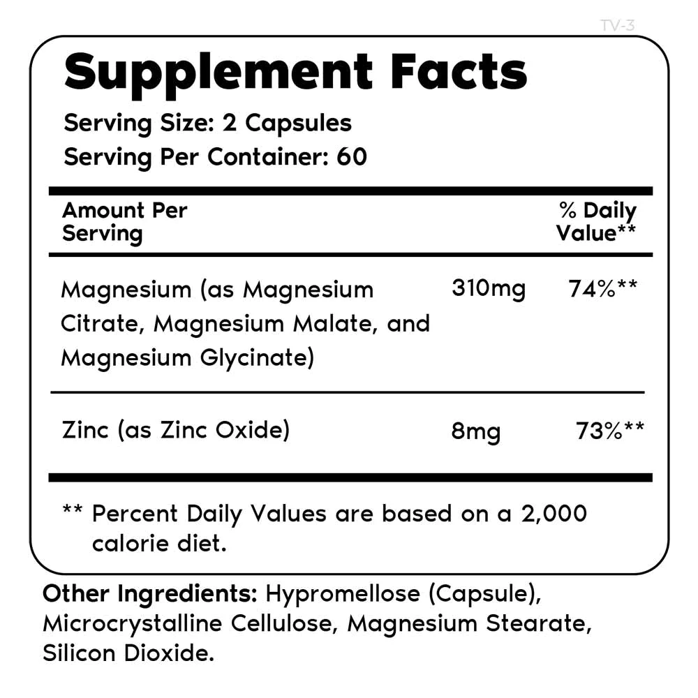 primal magnesium supplement facts