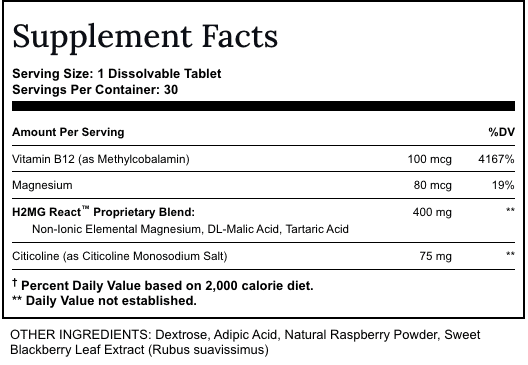 Ultimate H2 Ingredients